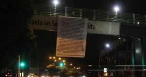 Narcomantas. Toluca.