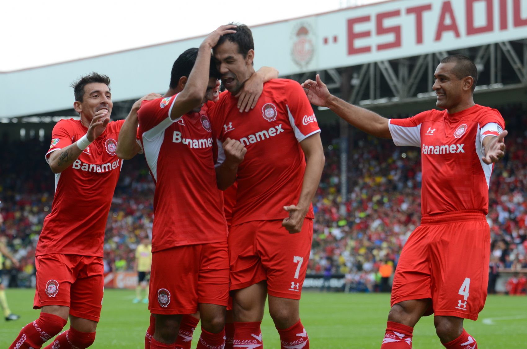 Los Diablos Rojos del Toluca celebran 98 años de grandeza