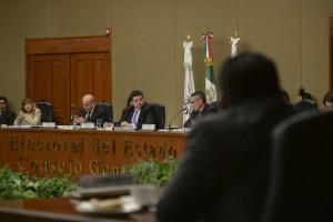 Consejo General del IEEM. Árbitro electoral. Foto Agencia MVT.