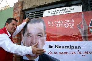 Sánchez Guevara. En campaña electoral. Foto Especial.