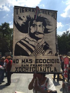 Frente de Xochicuautla. La protesta social. Foto Facebook.