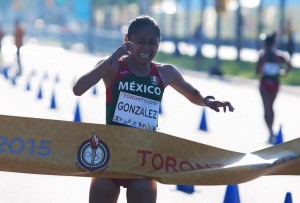 Guadalupe González. Medalla de oro. Foto Especial.