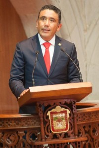 Cruz Juvenal Roa, líder del Congreso mexiquense. Foto Especial