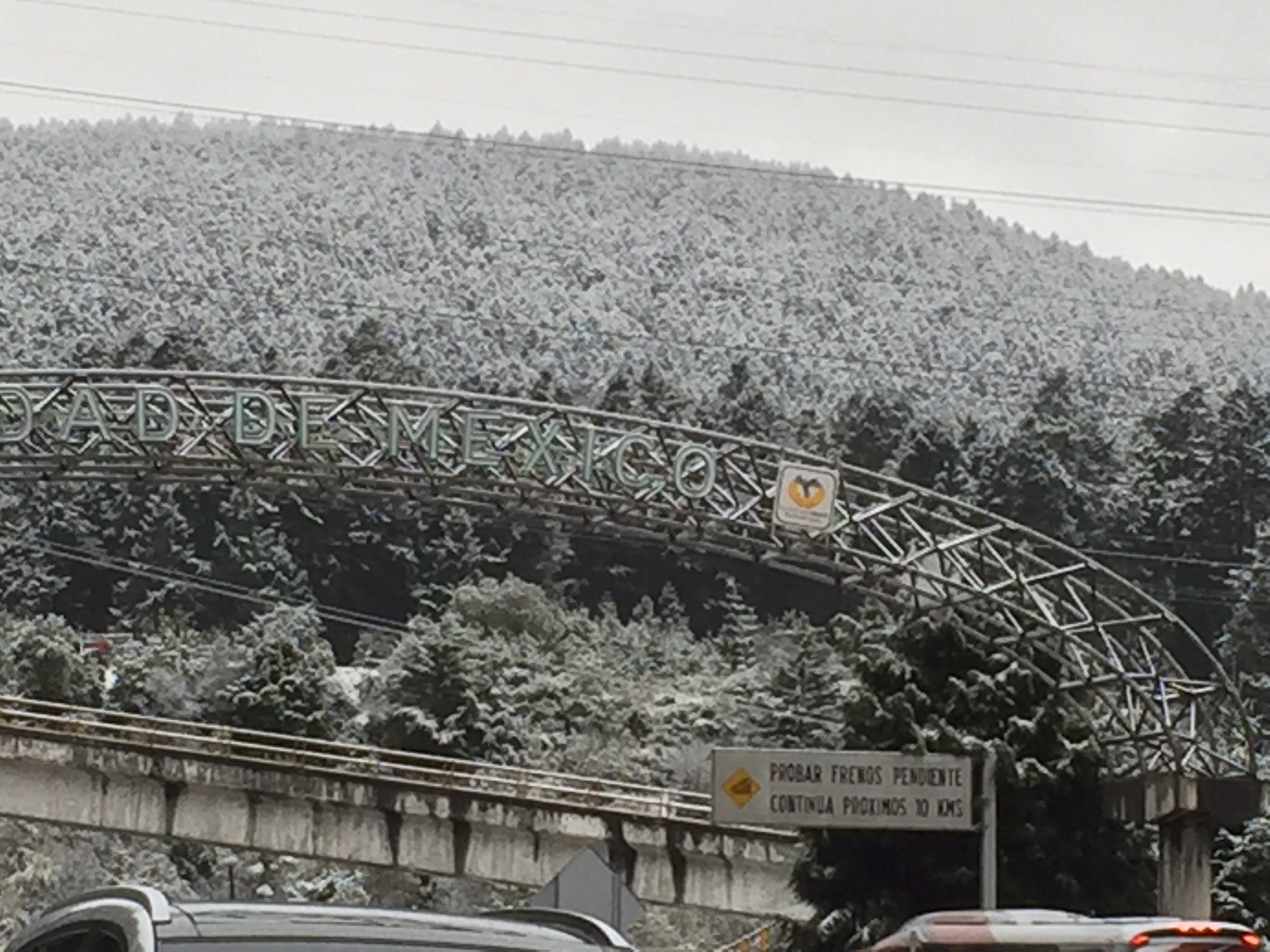 Nieve en La Marquesa, Izta-Popo y el Xinantécalt