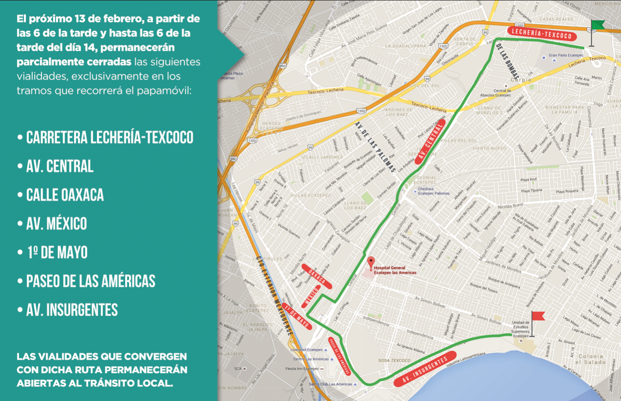 Mapa Ecatepec Con Nombres