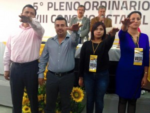Agustín Barrera, Ariel Mora,  Ericka Peralta y Ana Yurixi Leyva. 