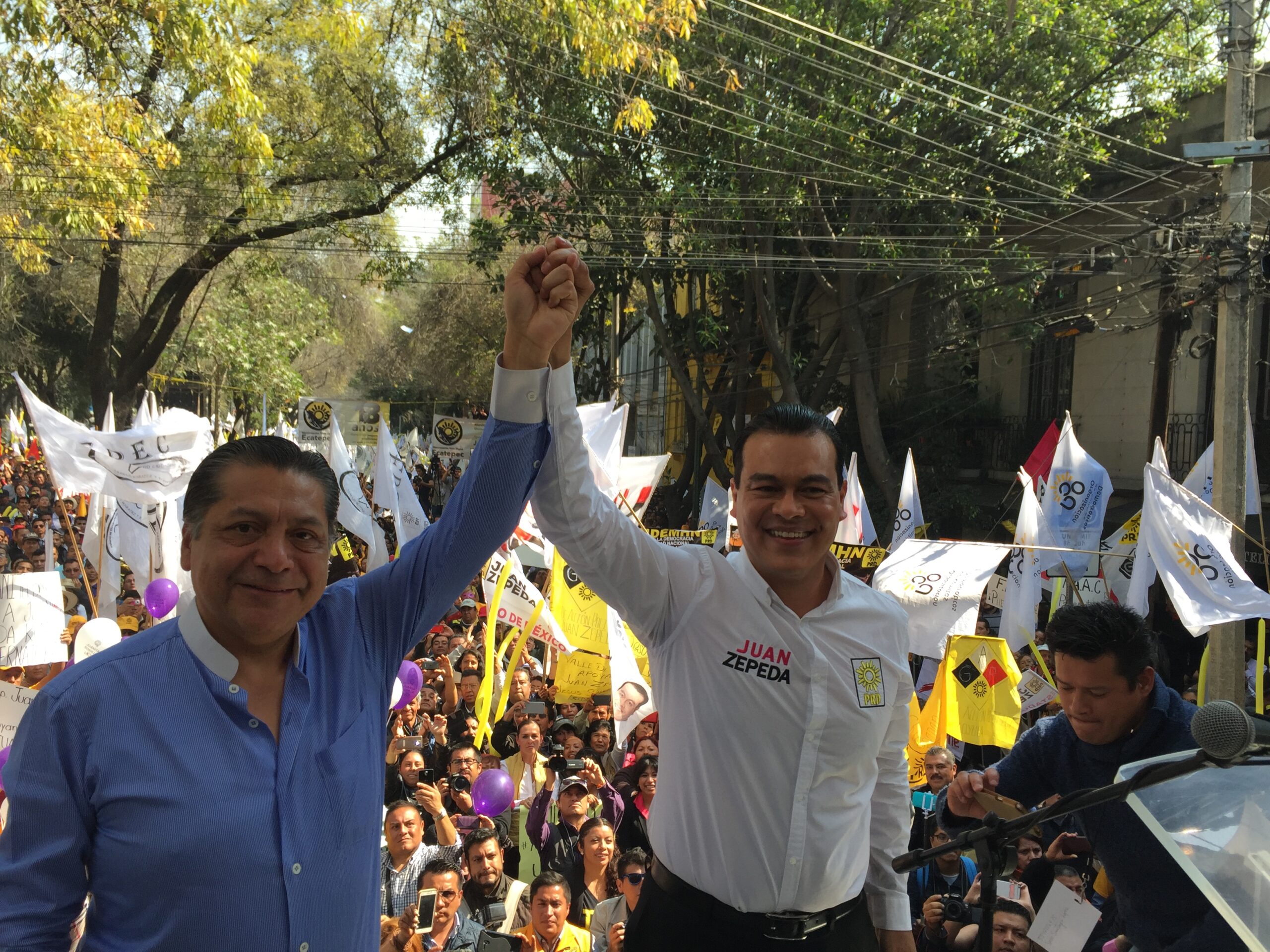 Ni alianza con el PAN, ni candidato importado aceptará el perredismo mexiquense, advierte Juan Zepeda