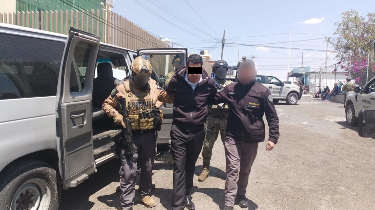 Capturan al ex subdirector de la policía de Chicoloapan, como parte del Operativo Enjambre