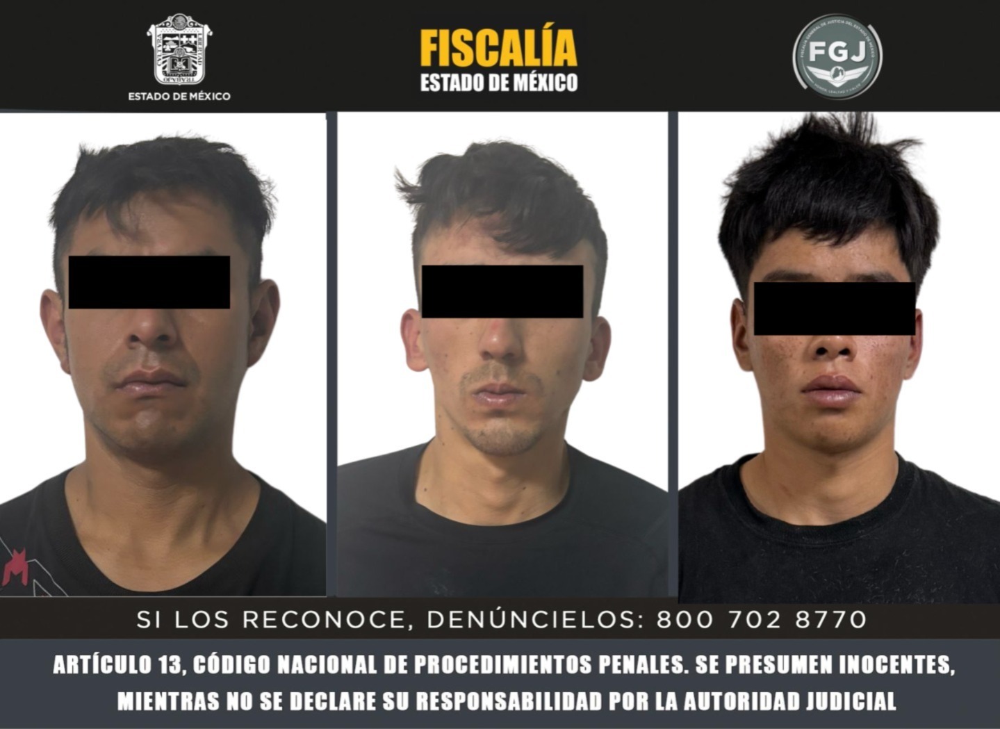 Vinculan a proceso a cuatro sujetos implicados en asesinato del primer regidor y secretario técnico de Ocuilan