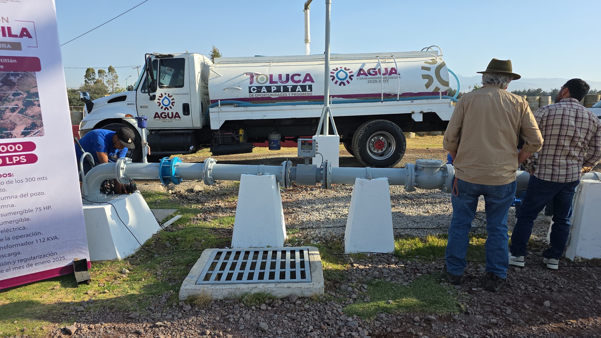 Anuncia Toluca calendario mensual para distribución de agua por pipas