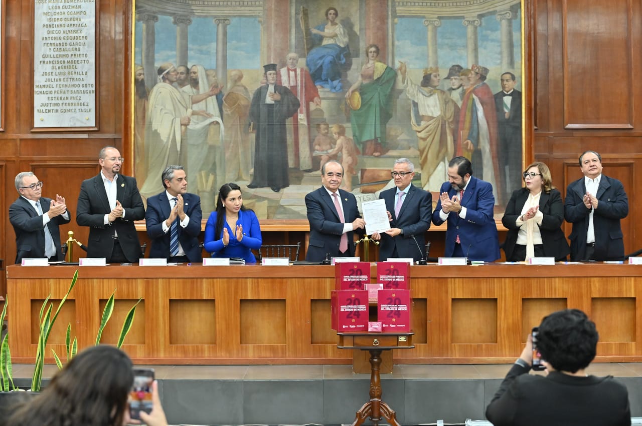 Remite Gobierno  a Congreso Edomex la Cuenta Pública 2024; la primera de Delfina Gómez