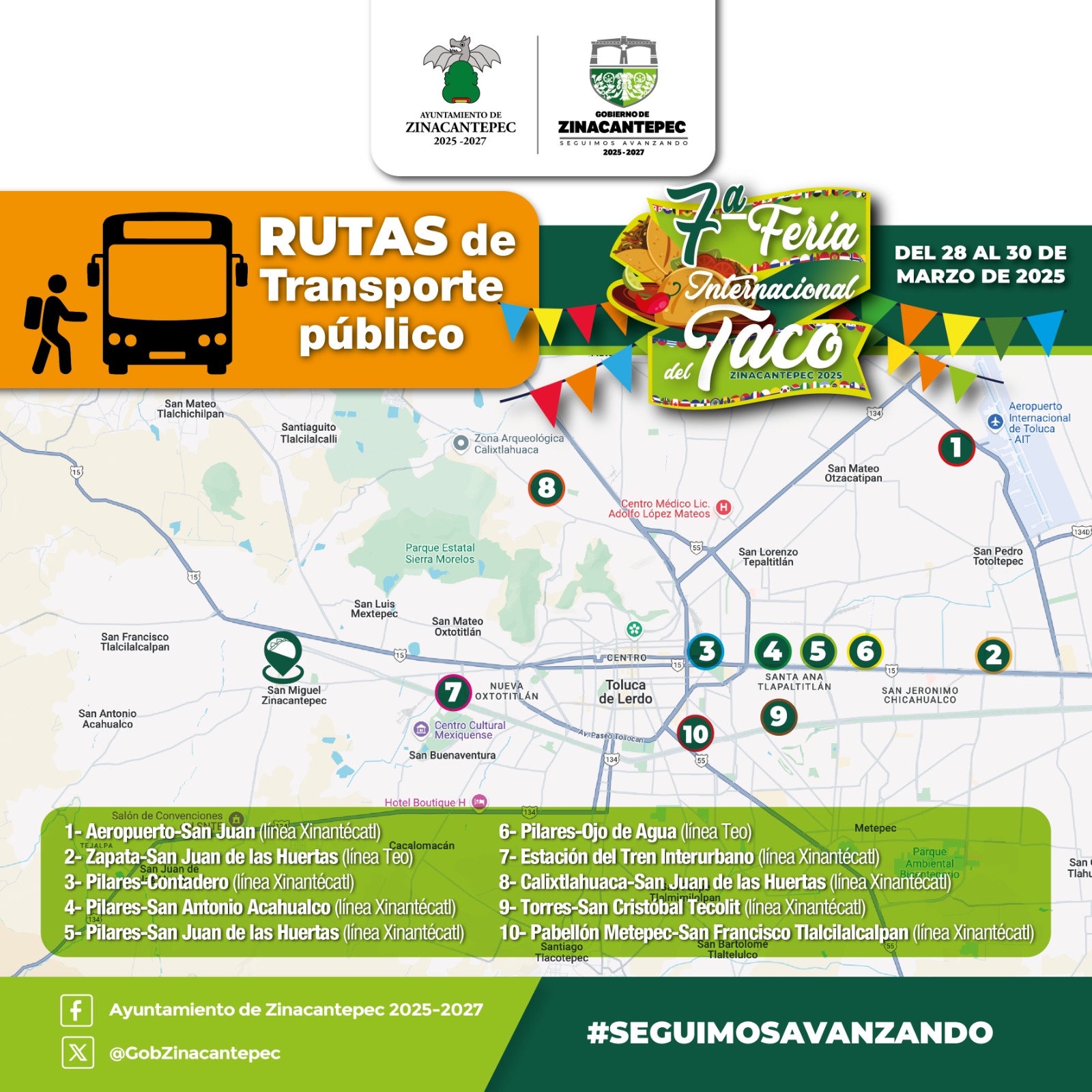 Anuncian realización de la séptima edición del taco en Zinacantepec