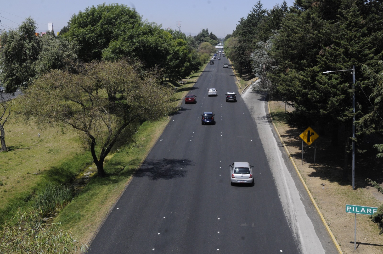 Rehabilitan carriles centrales de Paseo Tollocan desde San Mateo Atenco hasta Toluca