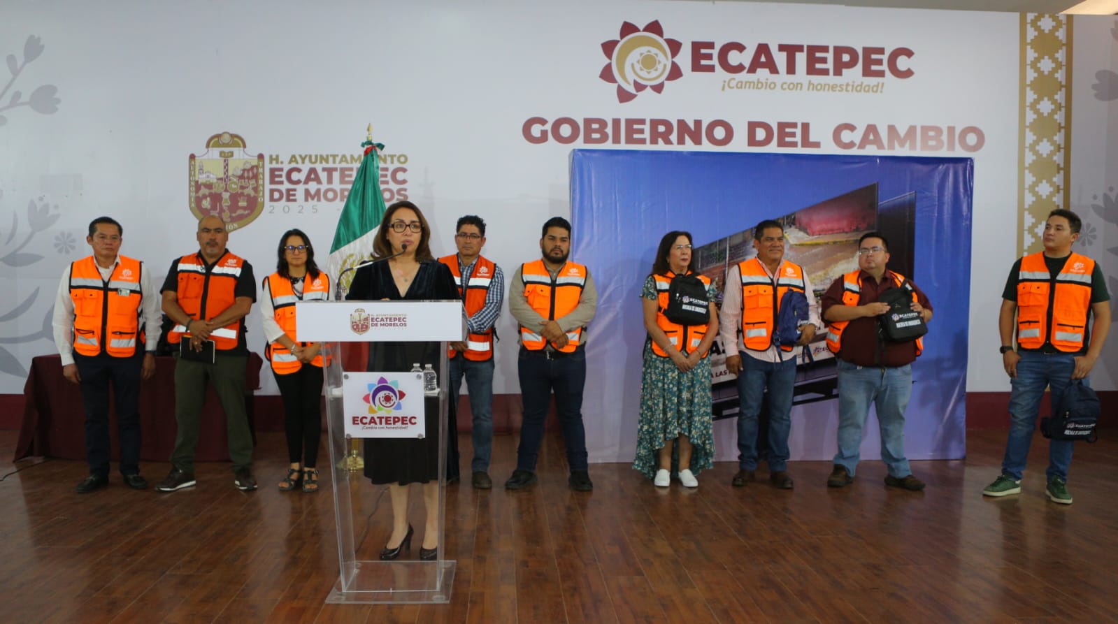 Anuncia Azucena Cisneros Operativo Tormenta contra inundaciones en Ecatepec