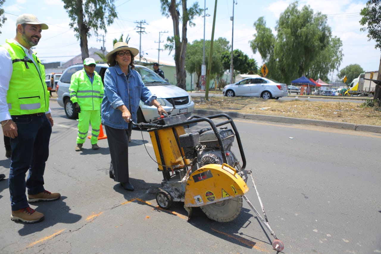 Con apoyo federal, Ecatepec arranca programa de bacheo de calles y conservación de vialidades