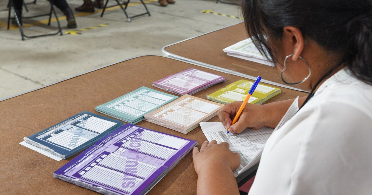 Todo listo para votar 164 cargos de elección del Poder Judicial Federal y del Edomex