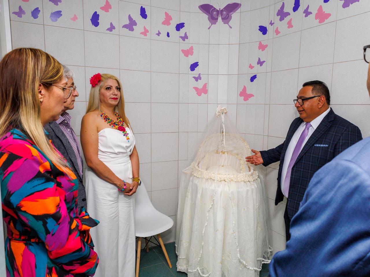 Inauguran primera Sala Mariposa en apoyo a mujeres tras la pérdida de un bebé