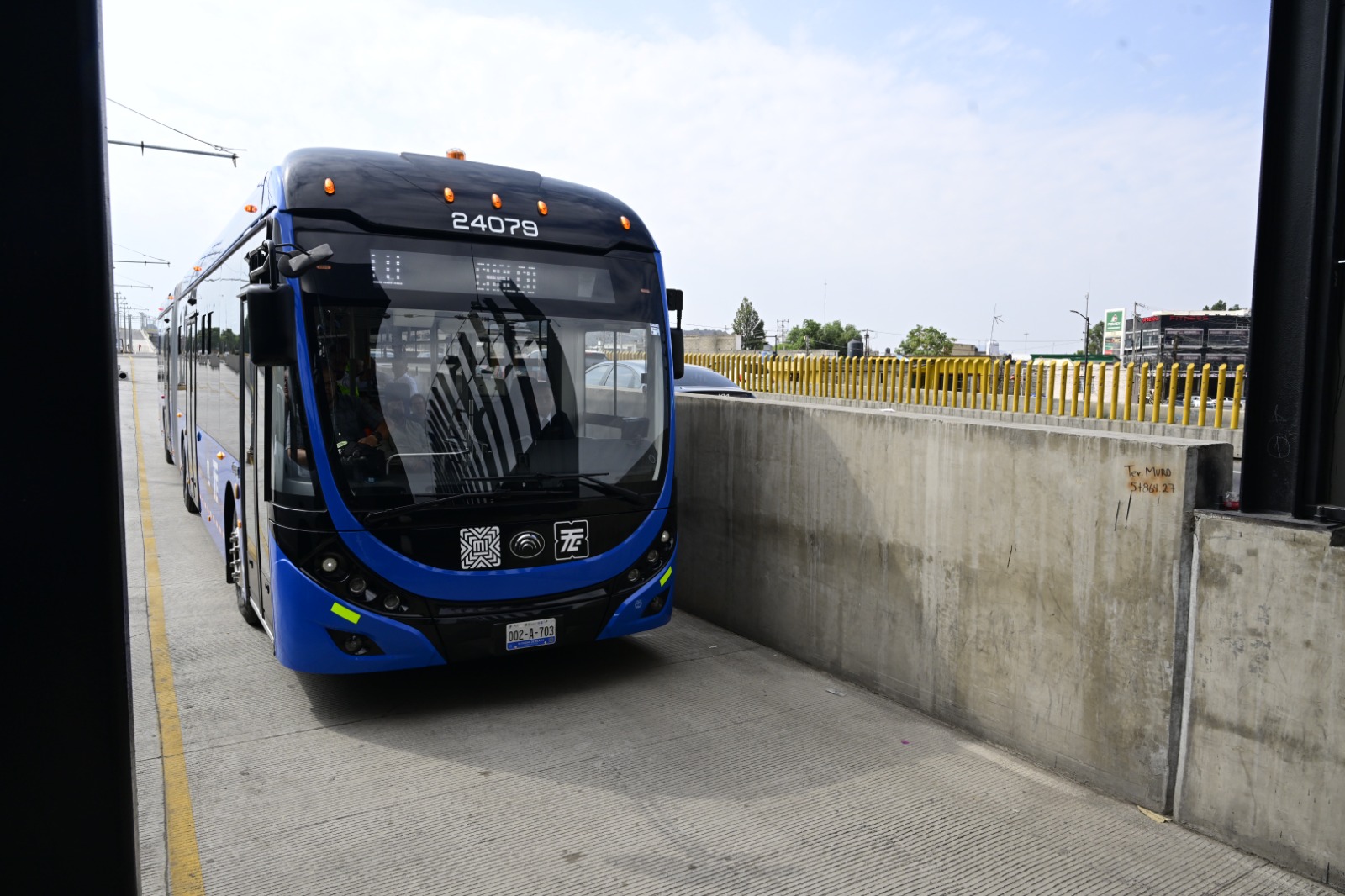 Trolebús Chalco-Santa Martha contará con cámaras de vigilancia y Wifi gratis para los 3 usuarios