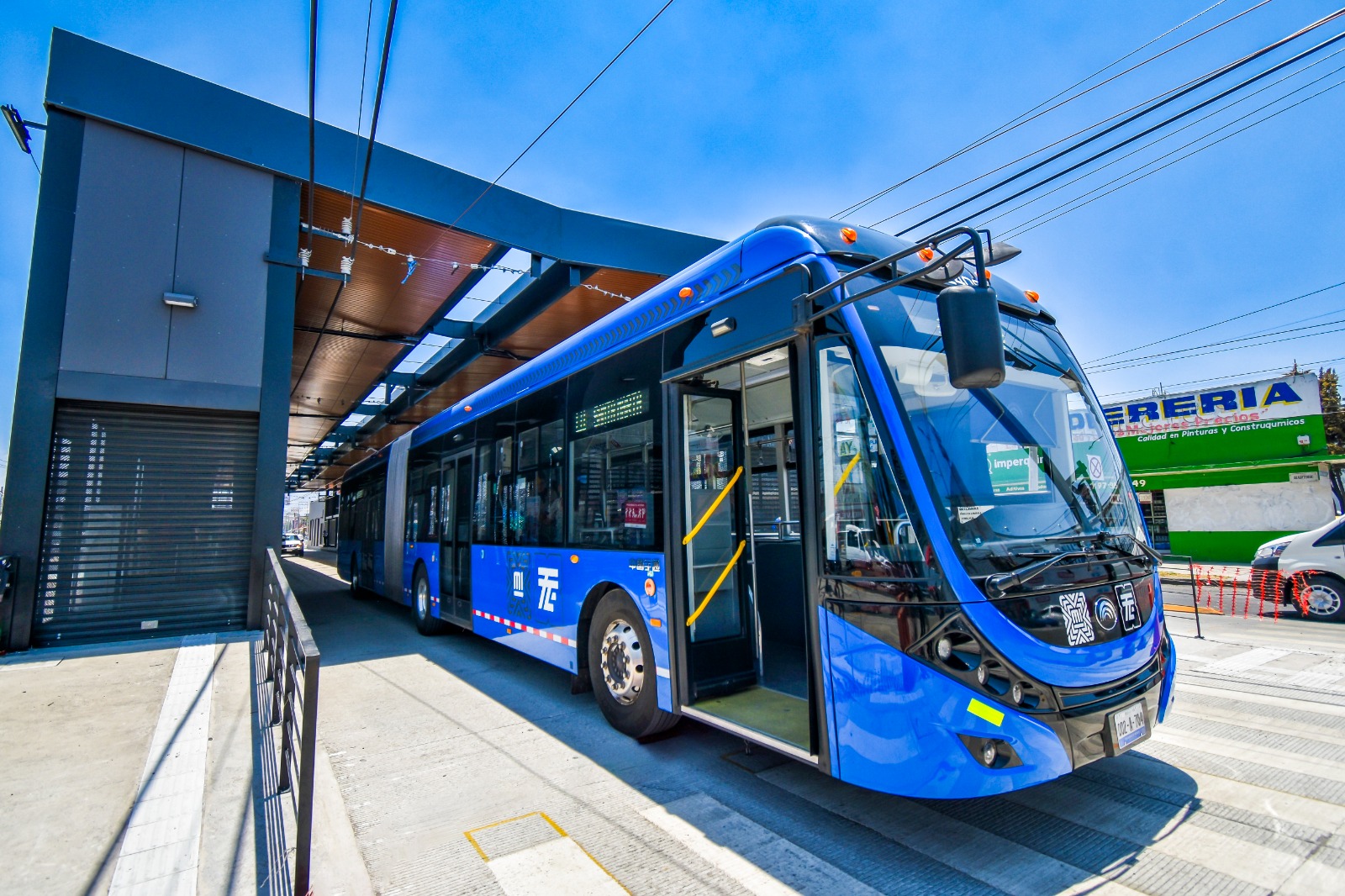 Será inaugurado el Trolebús Chalco -Santa Martha el 18 de mayo: funcionarán 9 de las 15 estaciones