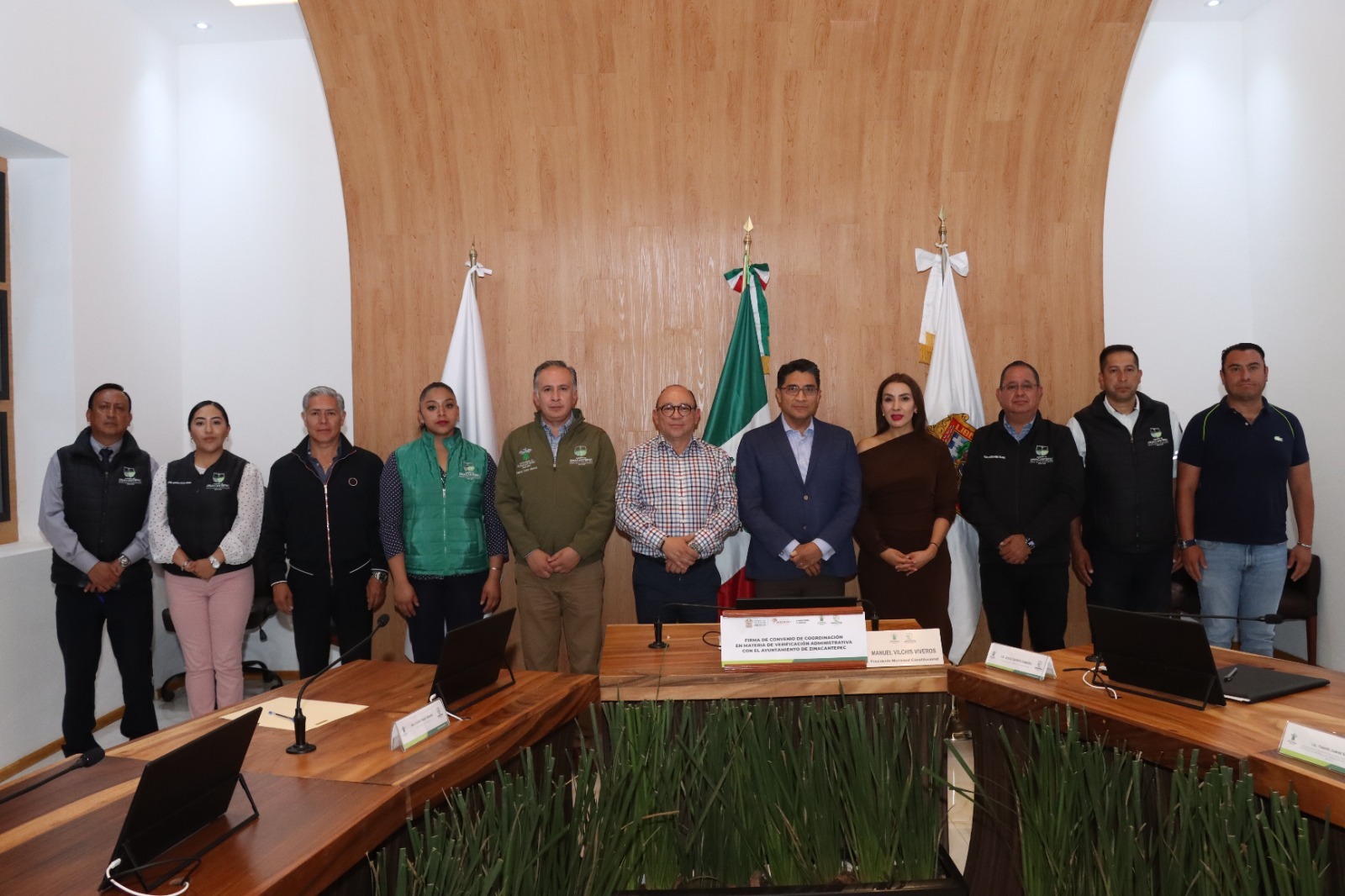 Firman convenio Consejería Jurídica del Edomex y Ayuntamiento de Zinacantepec