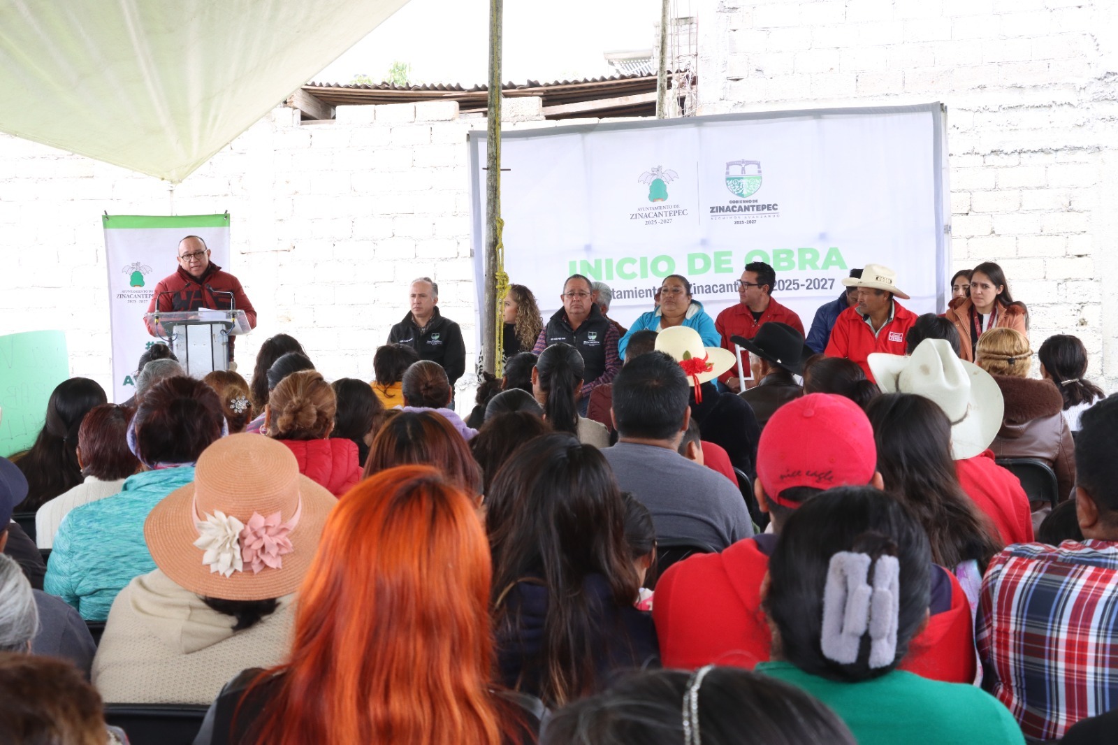 Arranca construcción de red de drenaje sanitario en Santa Cruz Cuauhtenco, de Zinacantepec
