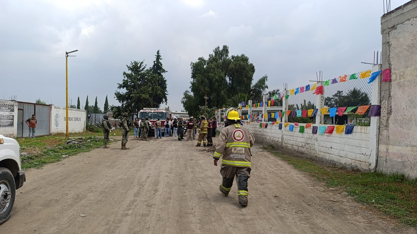 Un muerto y 9 lesionados deja nueva explosión de polvorín en Tultepec; Reportan que la zona está bajo control