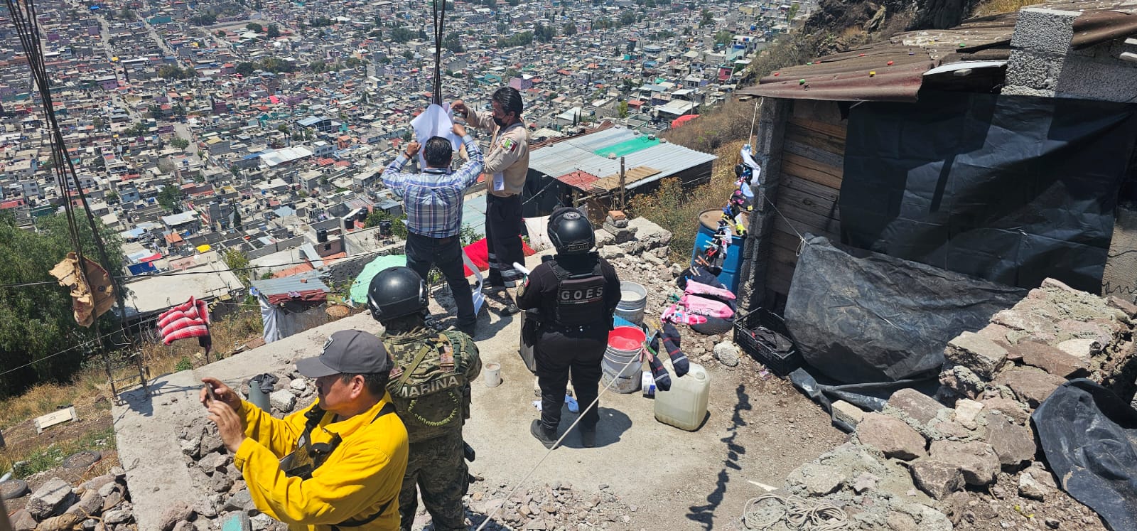 Gobierno Estatal y de Ecatepec buscan frenar invasiones en Sierra de Guadalupe