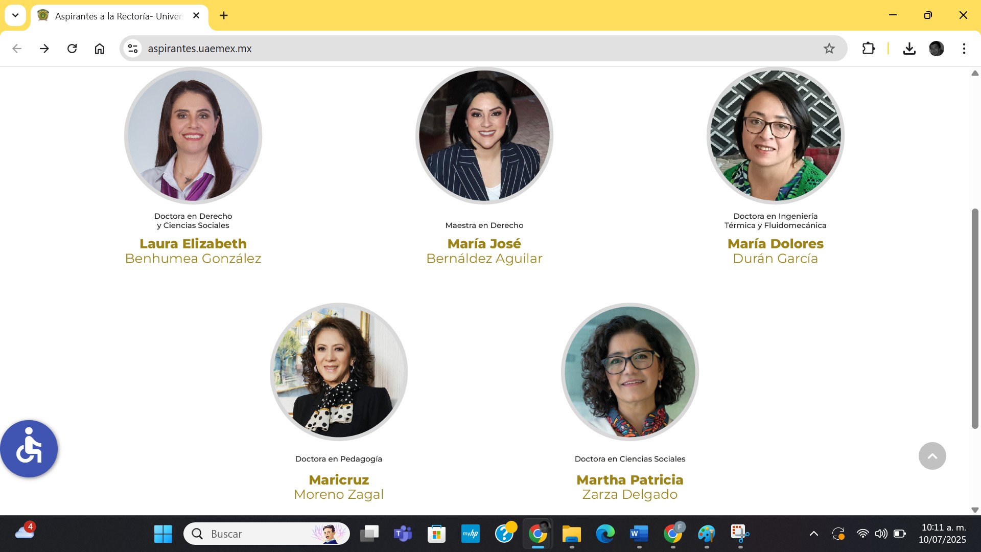 Habilita UAEMex micrositio para conocer trayectorias y propuestas de aspirantes a rectoría
