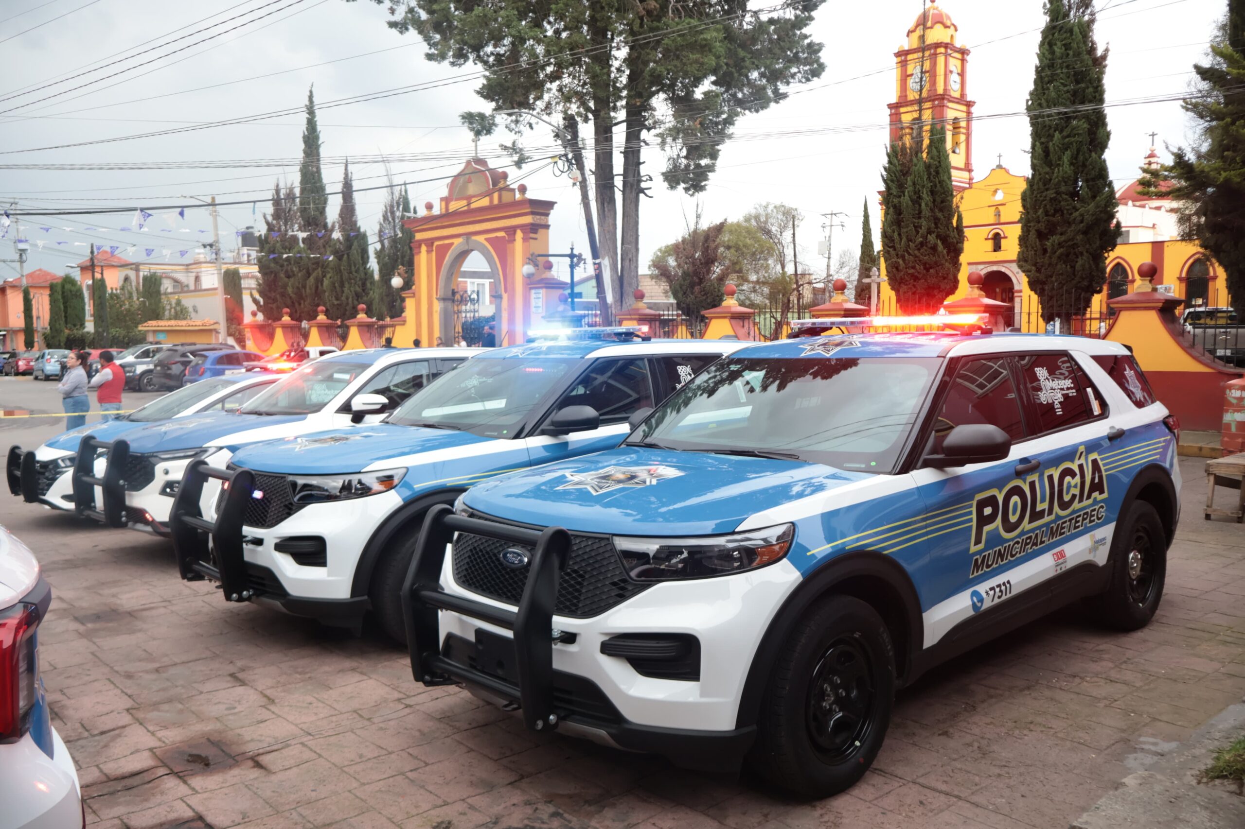 Refuerza Fernando Flores equipamiento y tecnología para combatir delincuencia en Metepec