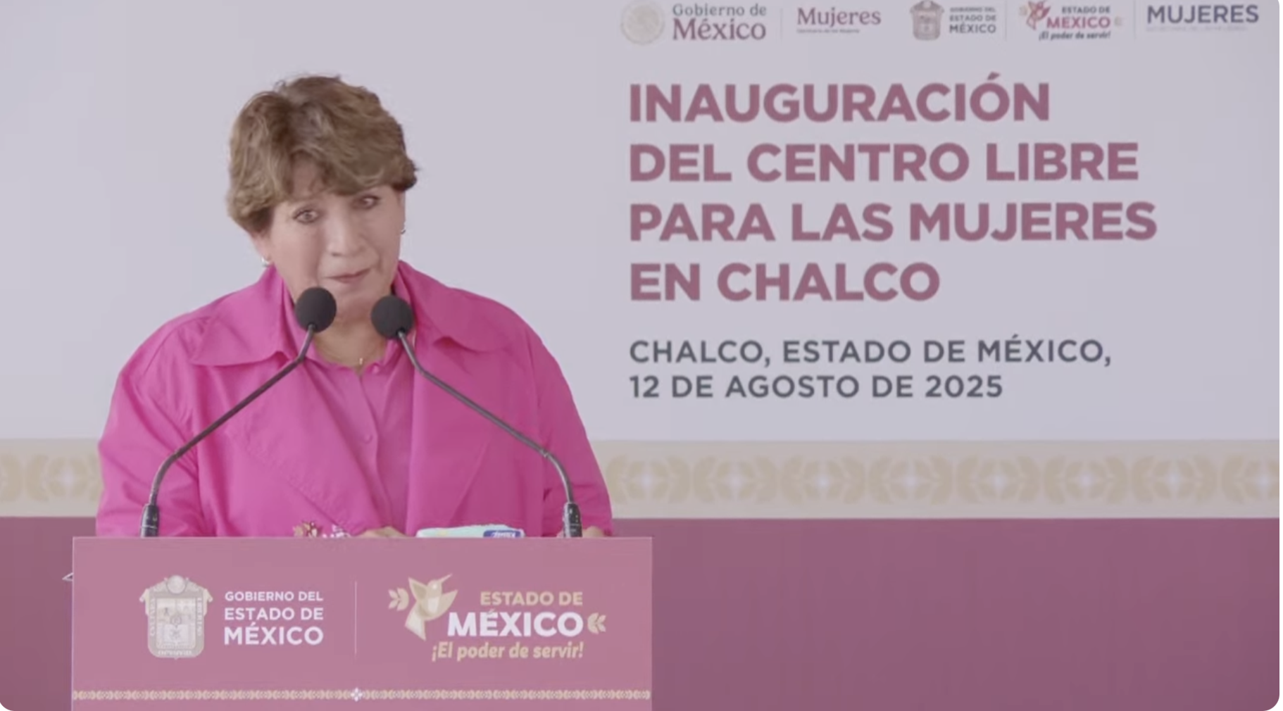 Debemos trabajar más para regresar la paz al Edomex: Delfina Gómez