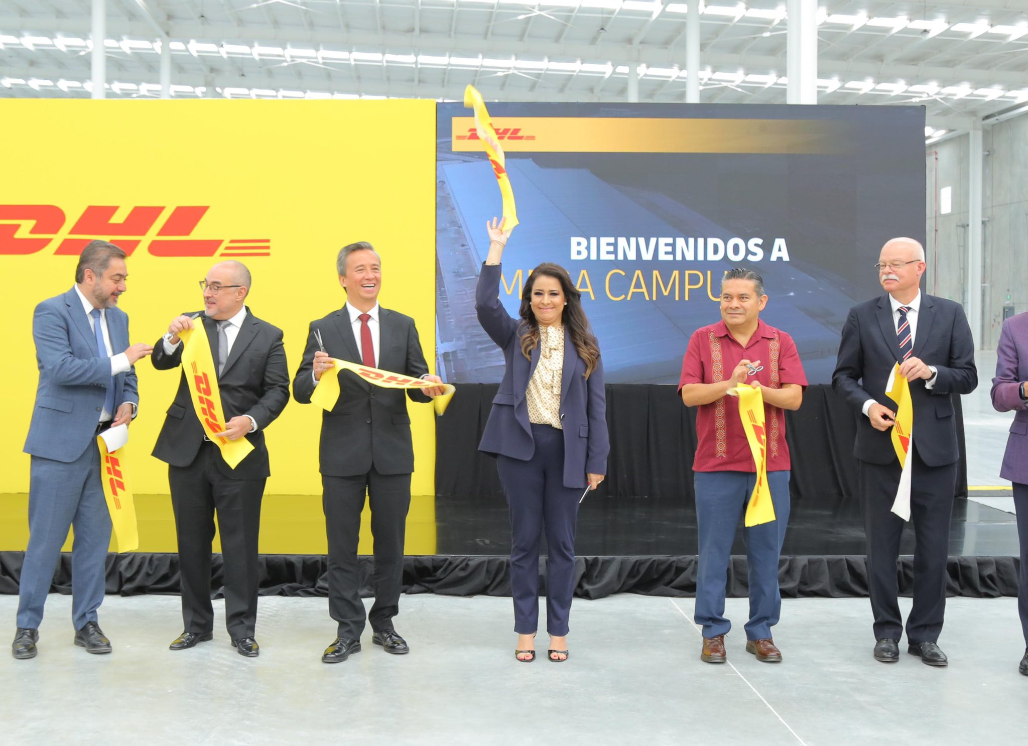 Inauguran dos nuevas naves de DHL en Nextlalpan en 110 mil metros cuadrados