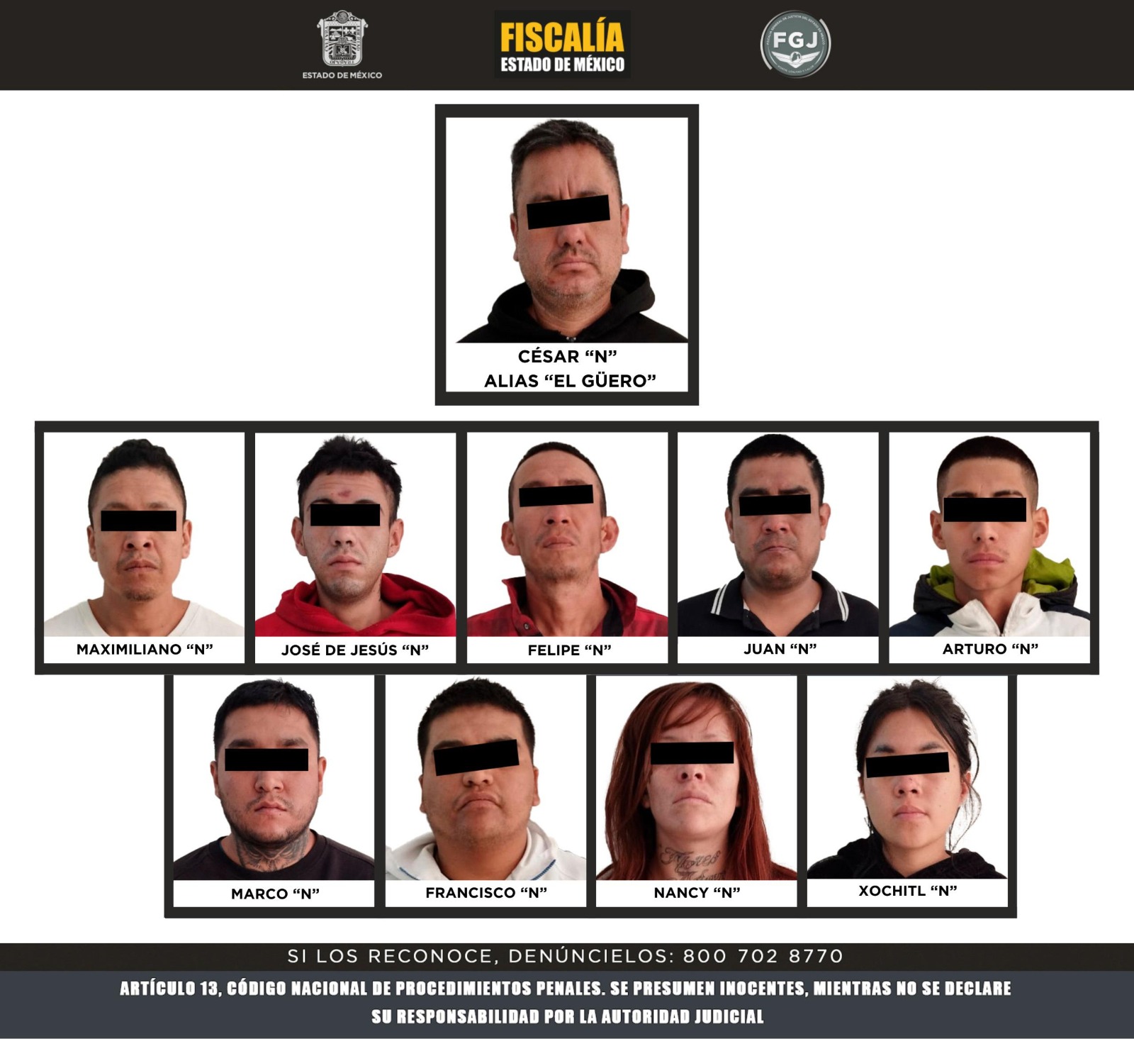 Capturan a 10 personas por la muerte de la niña de 12 años en Chalco