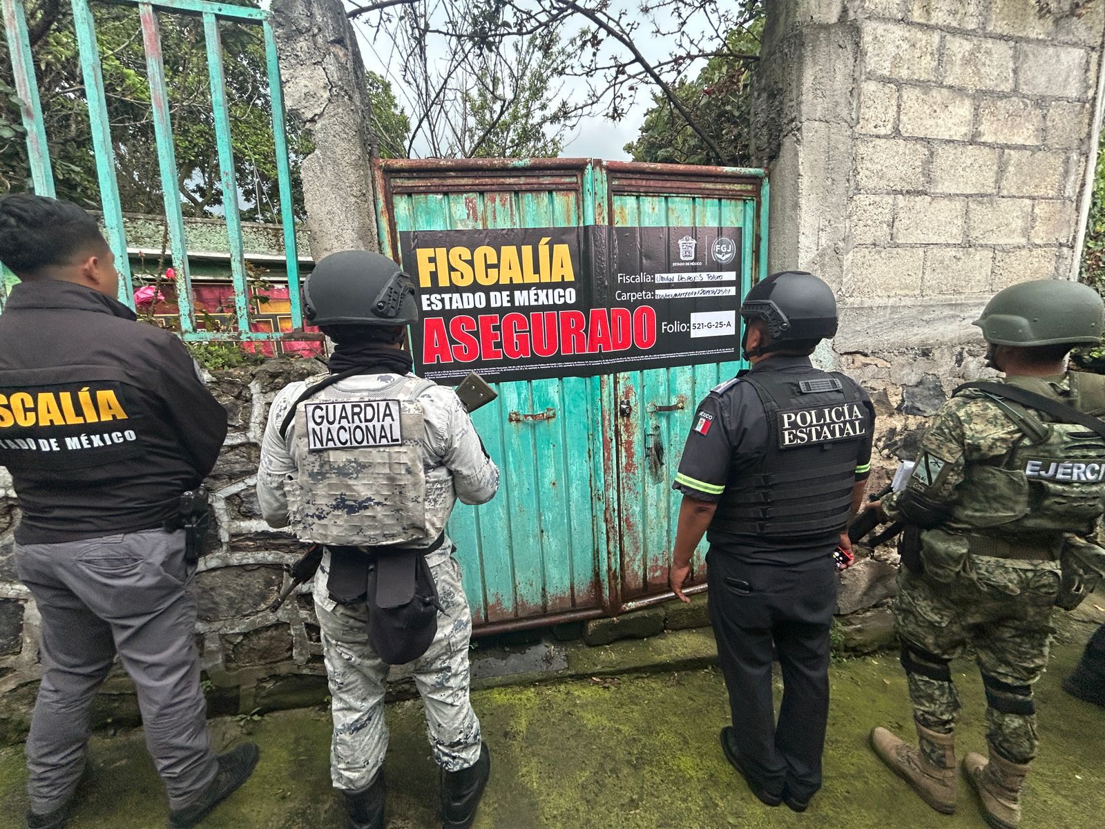 Aseguran 40 inmuebles en 14 municipios del Edomex por Operativo Restitución