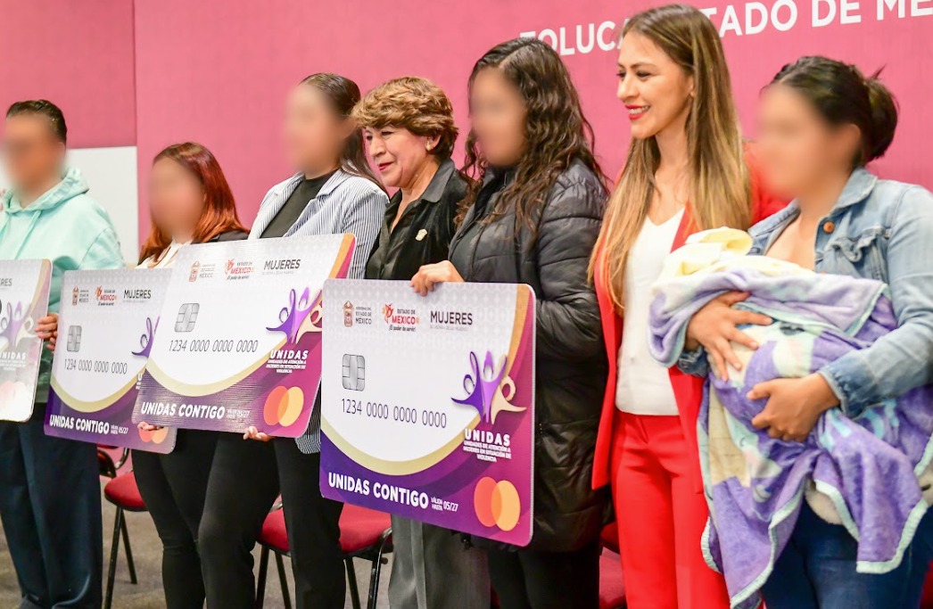 Entrega Delfina Gómez tarjetas “UNIDAS Contigo” y reafirma respaldo a mujeres en municipios con Alerta de Género