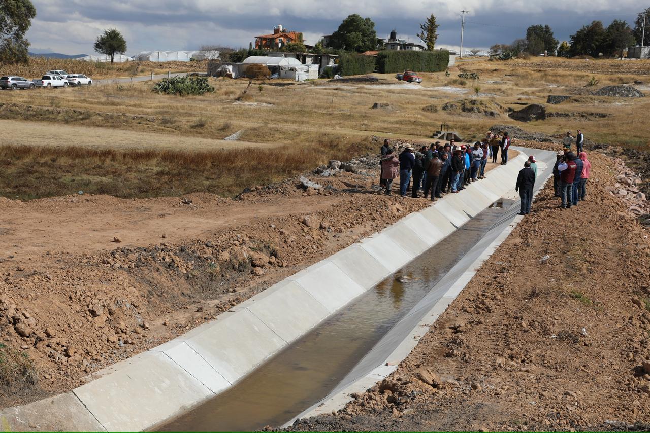 Invierten casi 70 mdp para mejorar la infraestructura hidroagrícola en Edomex
