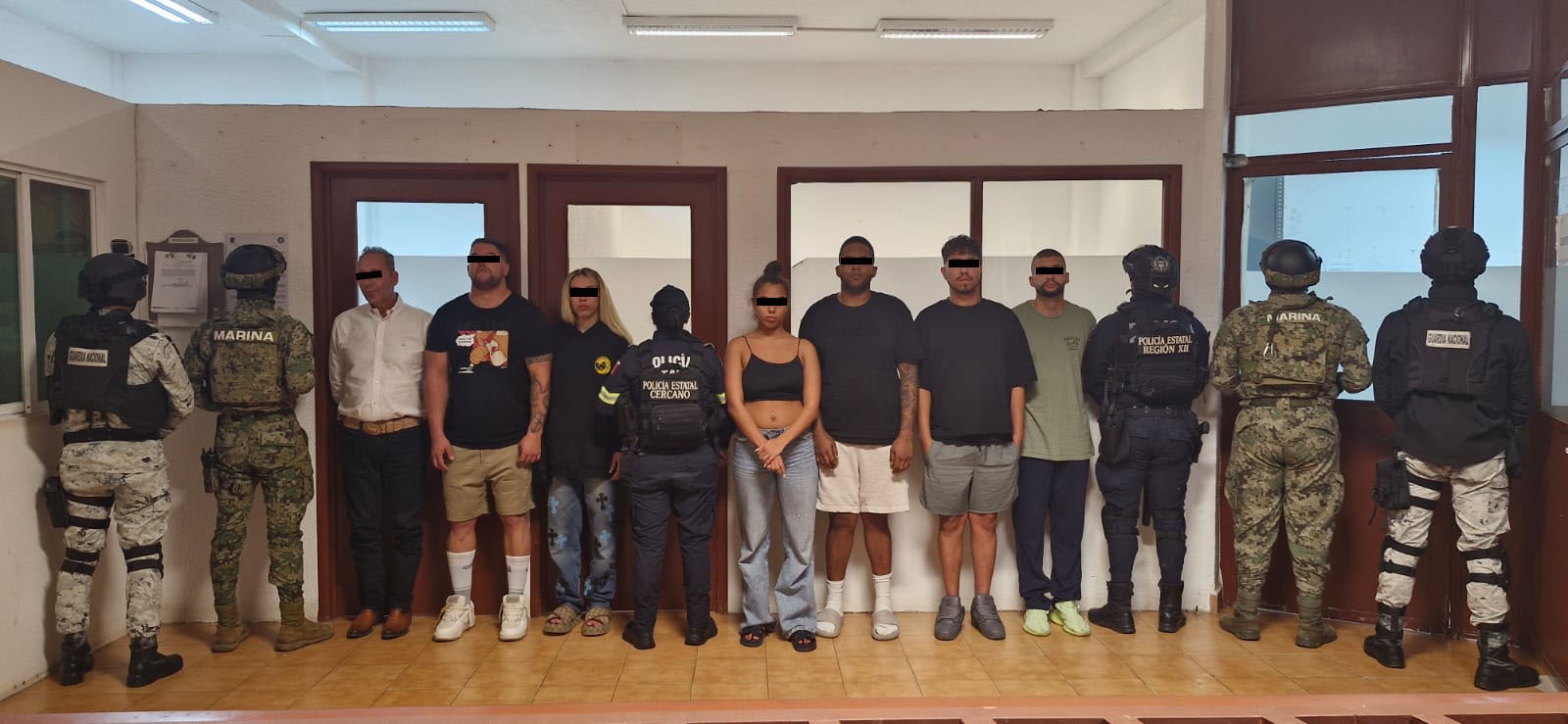 Capturan a 7 presuntos secuestradores en Ixtapan de la Sal; rescatan 4 leones