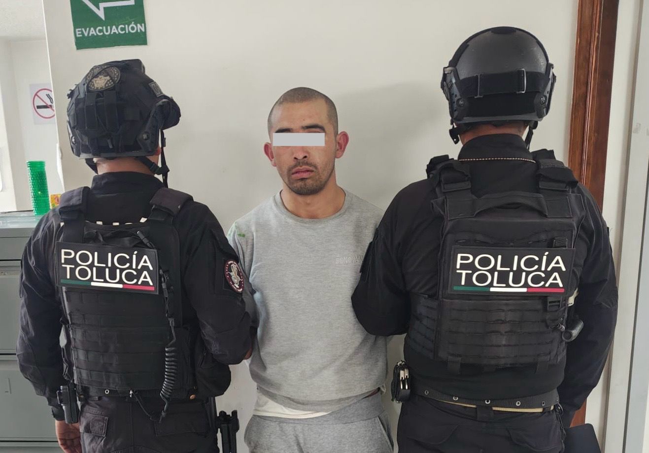 Capturan a “El Dragón”, señalado por robo de autos y asaltos en Toluca