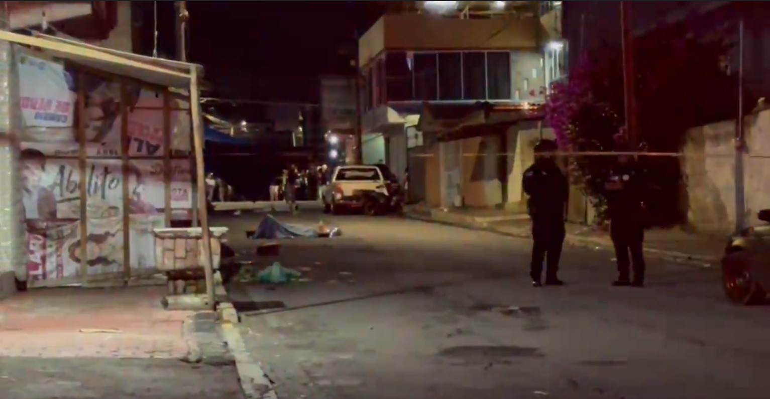 Deja riña entre comerciantes, tres fallecidos y un herido en Xalatlaco