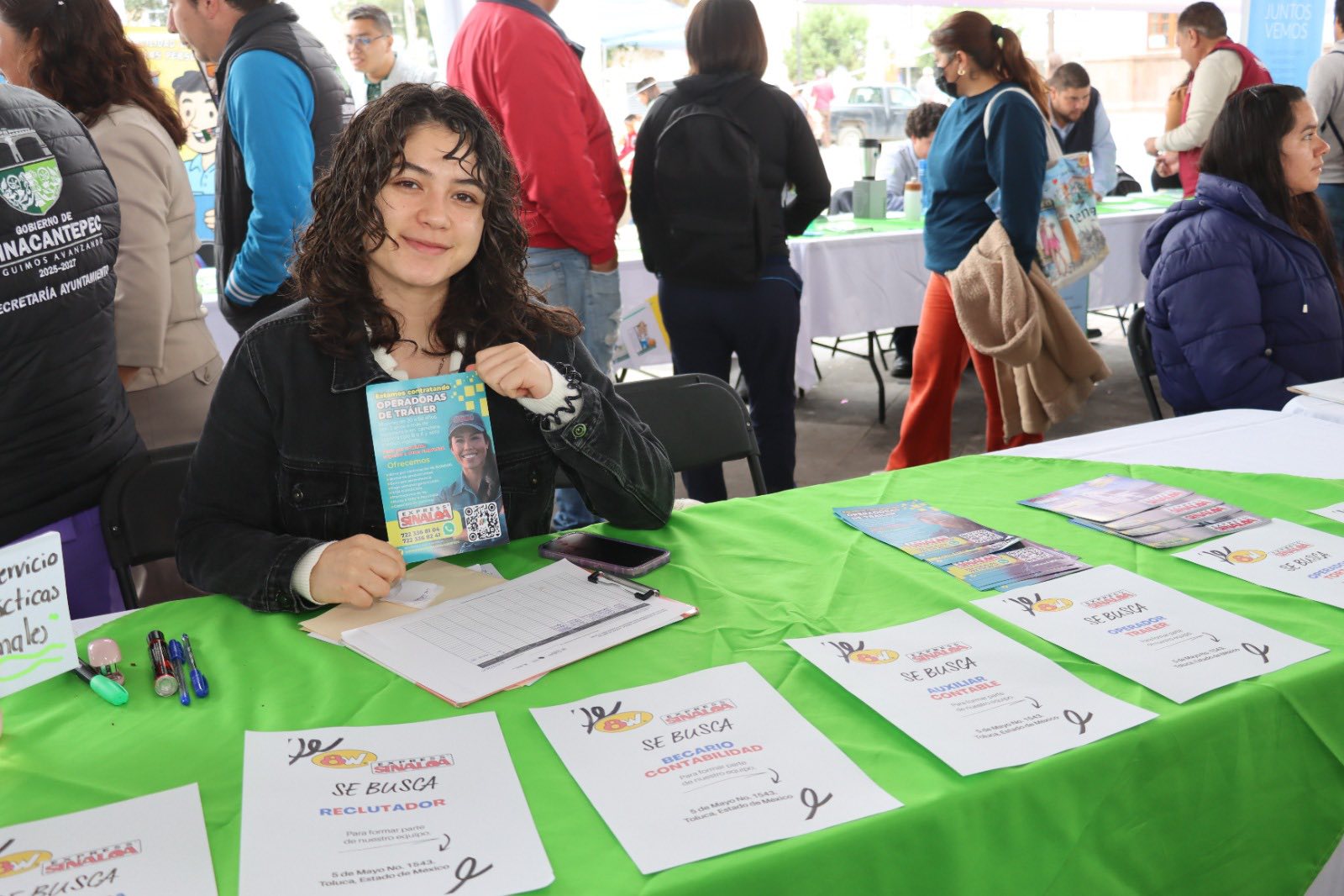 Realizan Feria del Empleo en Zinacantepec con más de 300 vacantes laborales
