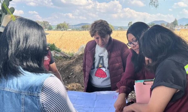 Supervisa Delfina Gómez obras de 8 mil metros de tubería de agua potable del Edomex